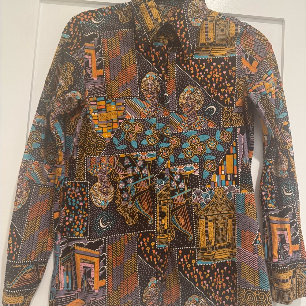 Multicolor Patterned Men's Shirt